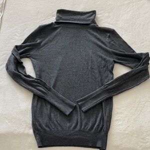 Zara Women's Dark Gray Turtleneck Sweater